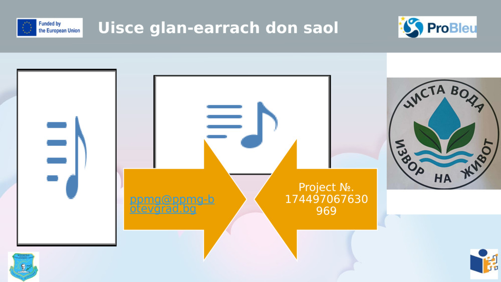 Uisce glan-earrach don saol