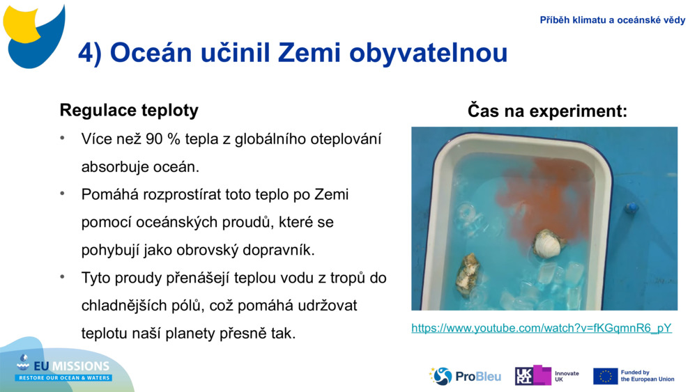 4) Oceán učinil Zemi obyvatelnou