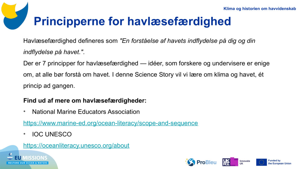 Principperne for havlæsefærdighed