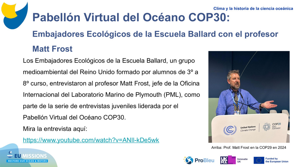 Pabellón Virtual del Océano COP30: 