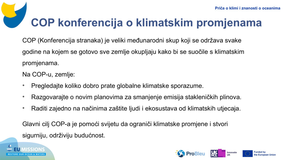 COP konferencija o klimatskim promjenama 