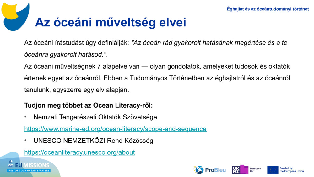 Az óceáni műveltség elvei