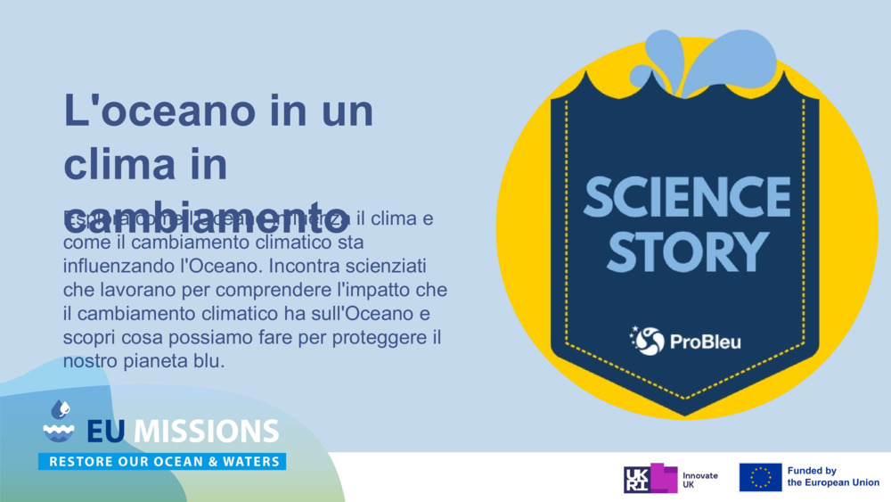 L'oceano in un clima in cambiamento