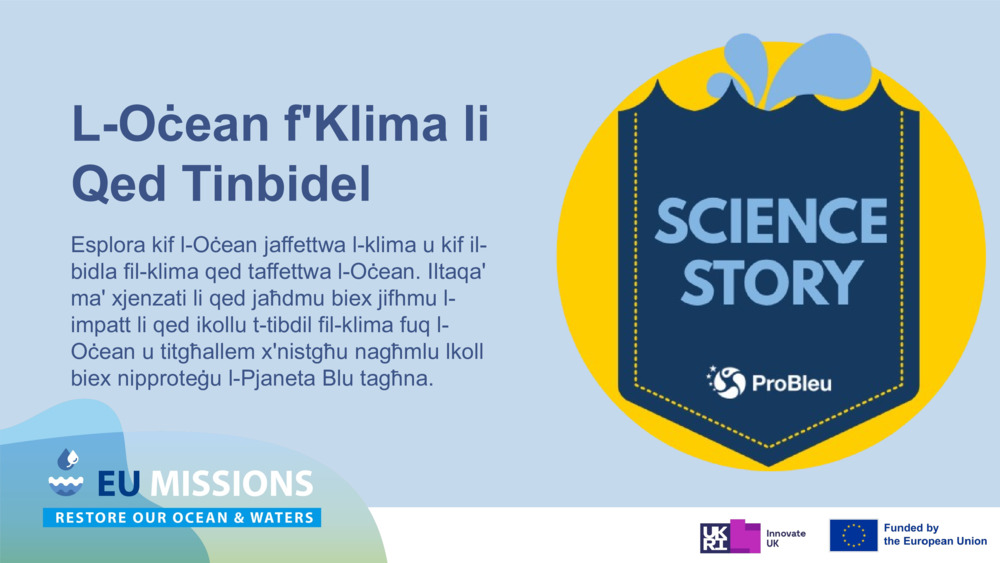 L-Oċean f'Klima li Qed Tinbidel