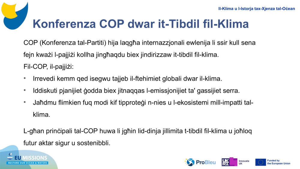 Konferenza COP dwar it-Tibdil fil-Klima 