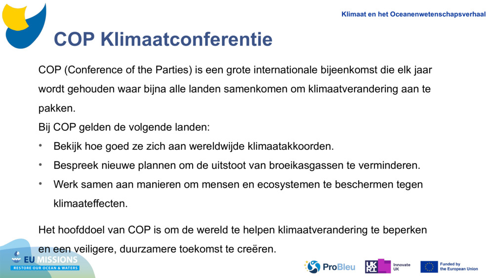 COP Klimaatconferentie 