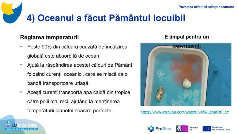 4) Oceanul a făcut Pământul locuibil