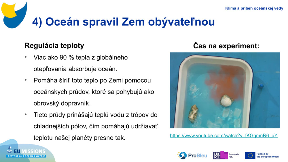 4) Oceán spravil Zem obývateľnou