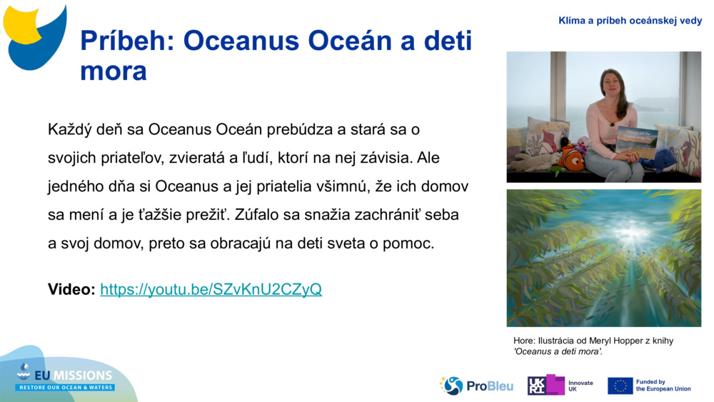 Príbeh: Oceanus Oceán a deti mora