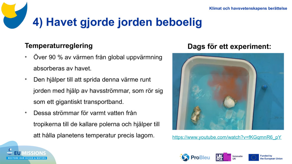 4) Havet gjorde jorden beboelig