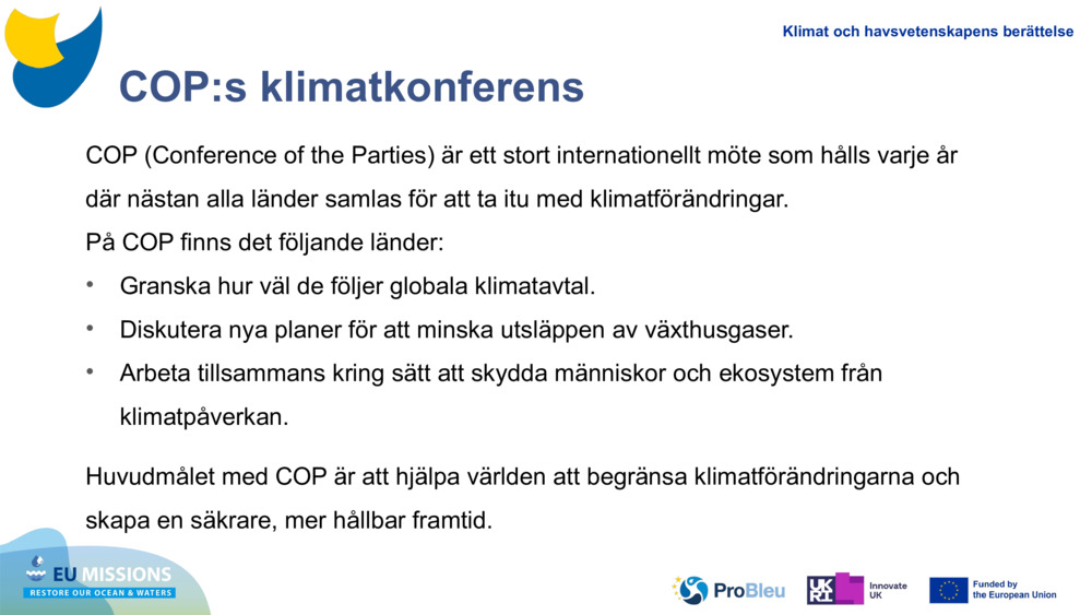 COP:s klimatkonferens 