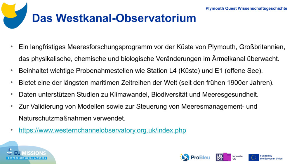 Das Westkanal-Observatorium