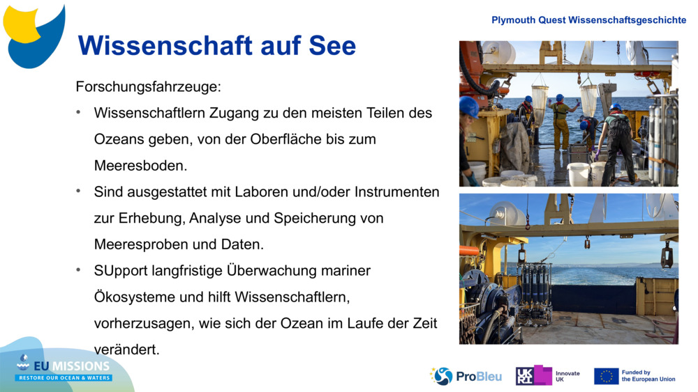 Wissenschaft auf See