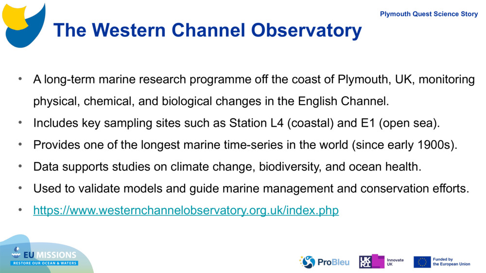 The Western Channel Observatory