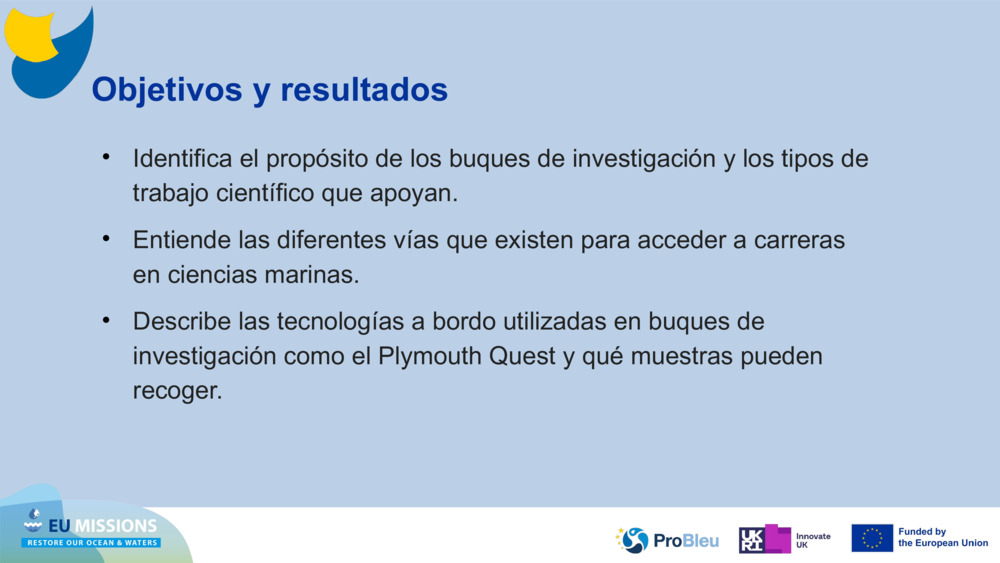 Objetivos y resultados
