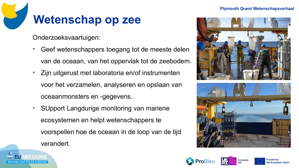 Wetenschap op zee
