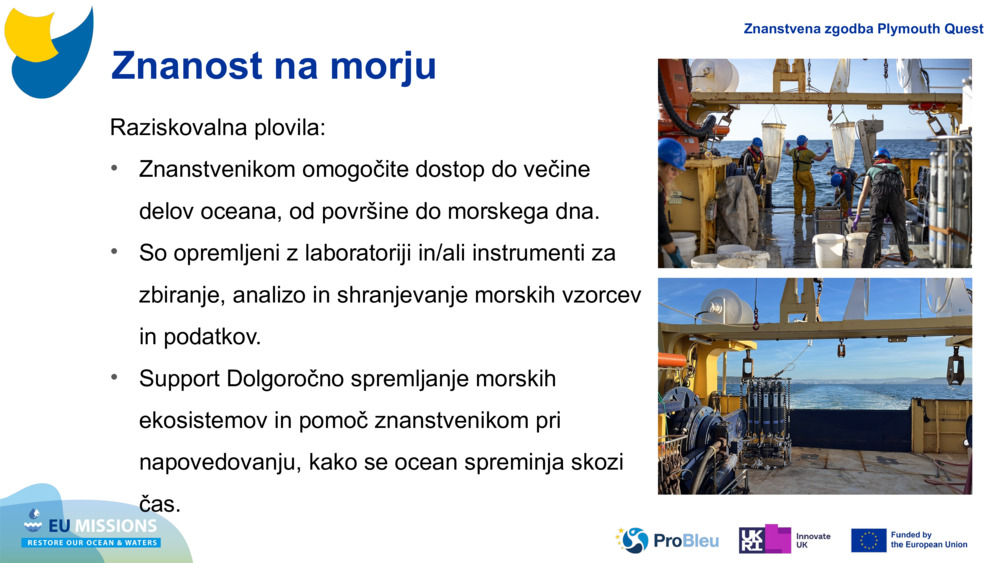 Znanost na morju