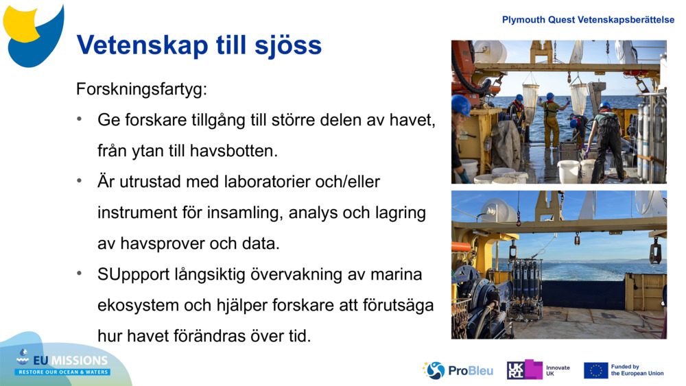 Vetenskap till sjöss