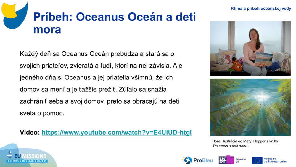 Príbeh: Oceanus Oceán a deti mora