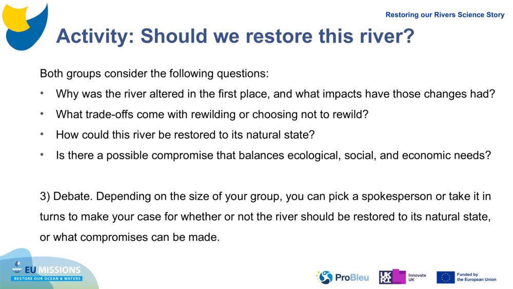 Activity: Should we restore this river?
