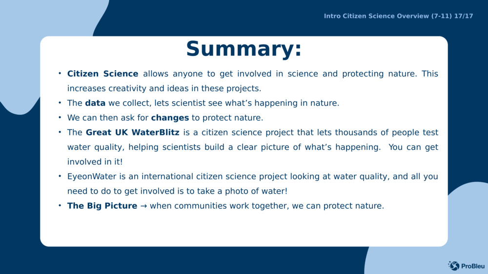Einführung in Citizen Science Überblick (7-11) 17.17