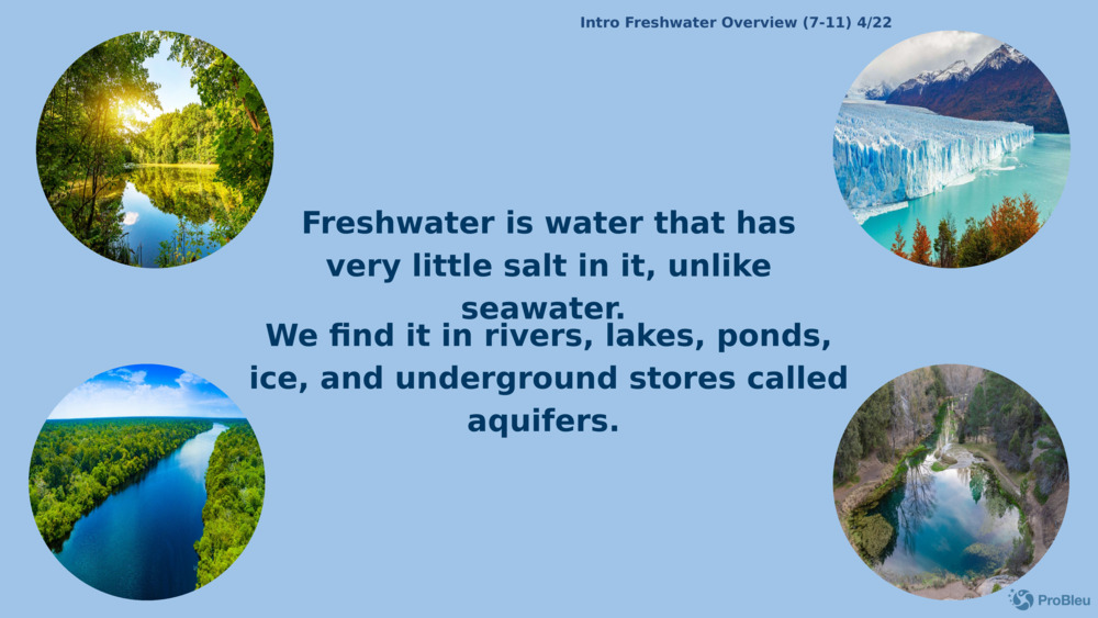 Įvadas Gėlo vandens apžvalga (7-11) 4/22