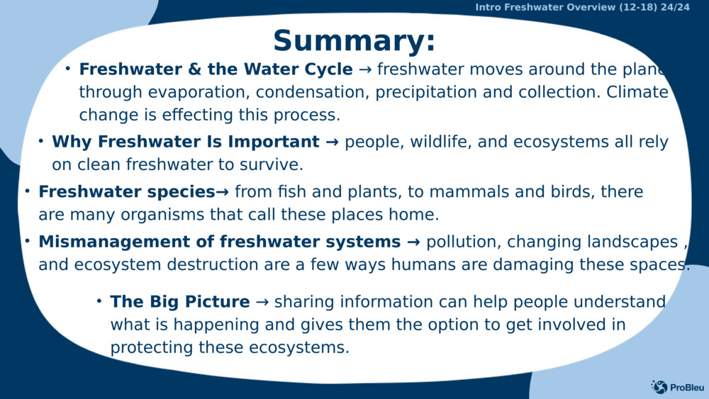 Intro Freshwater Overview (12-18) 24/24