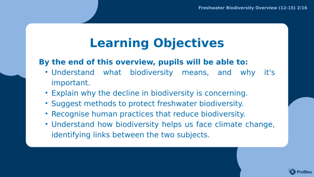 Learning Objectives